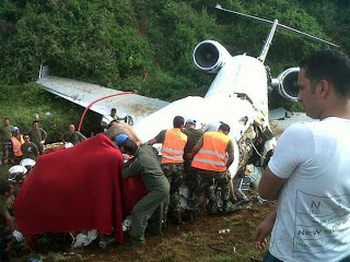 Crash de l'avion à Bukavu le 12/02/2012, Ph. Internet/Jack Musavuli