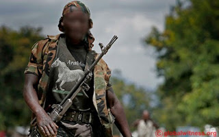 Un milicien dans l'Est de la RDC.
