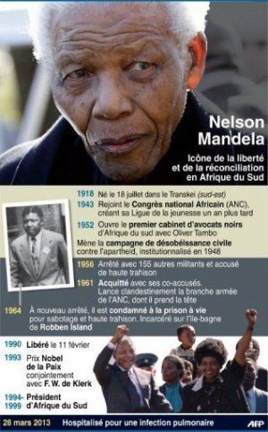 Nelson Mandela, hospitalisé, "fait des progrès constants"